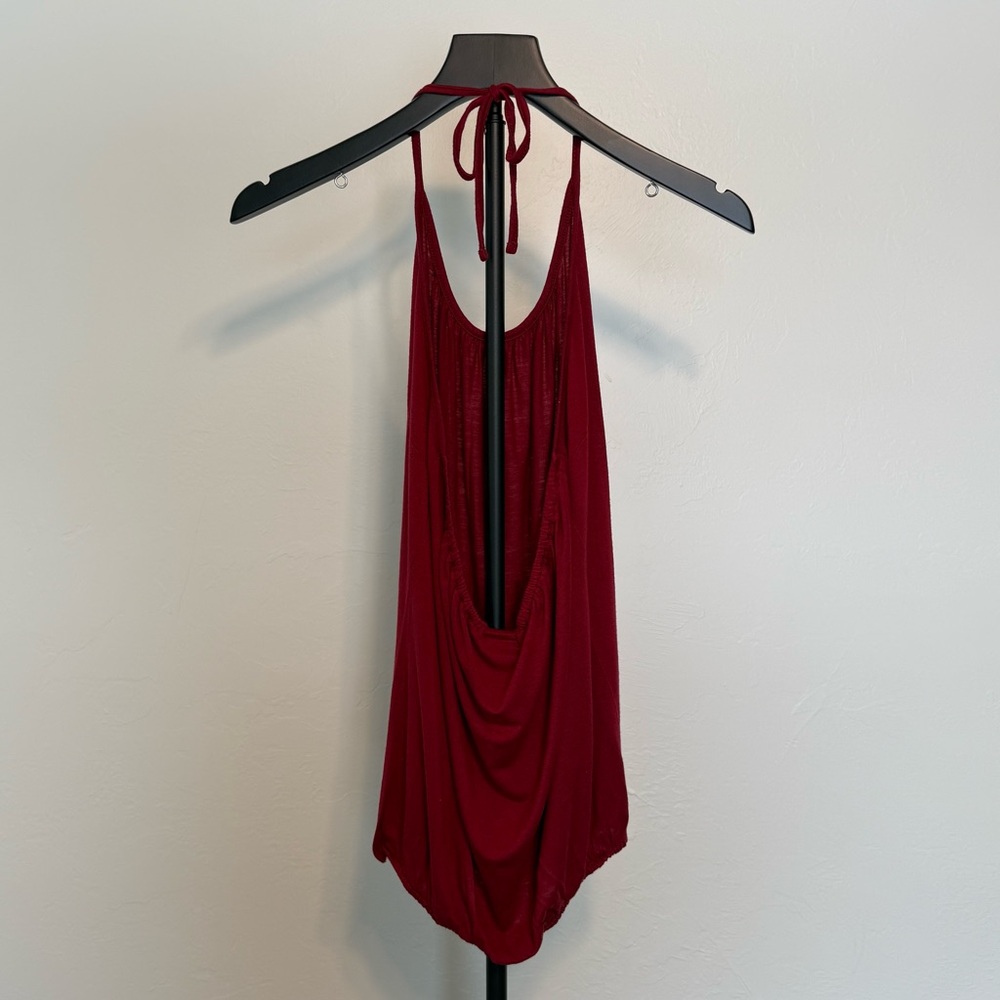 Urban Nomad Deep Red Halter Top Size Small / Medium - Picture 5 of 10